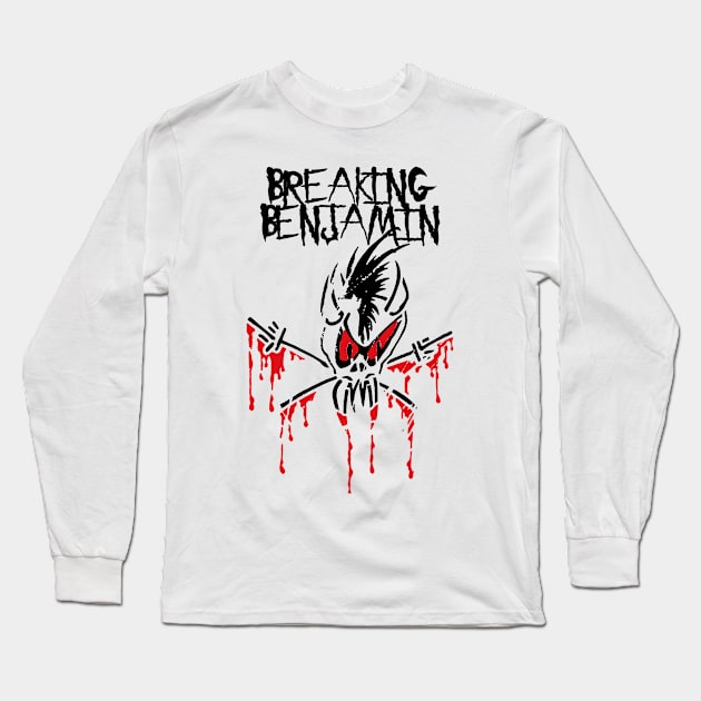 headbang breaking benj Long Sleeve T-Shirt by potato cast